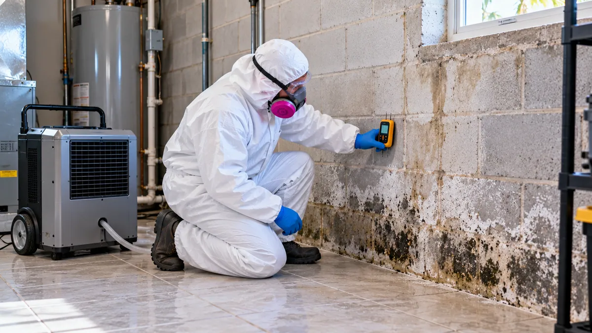 Basement Mold Removal in Glen Ridge